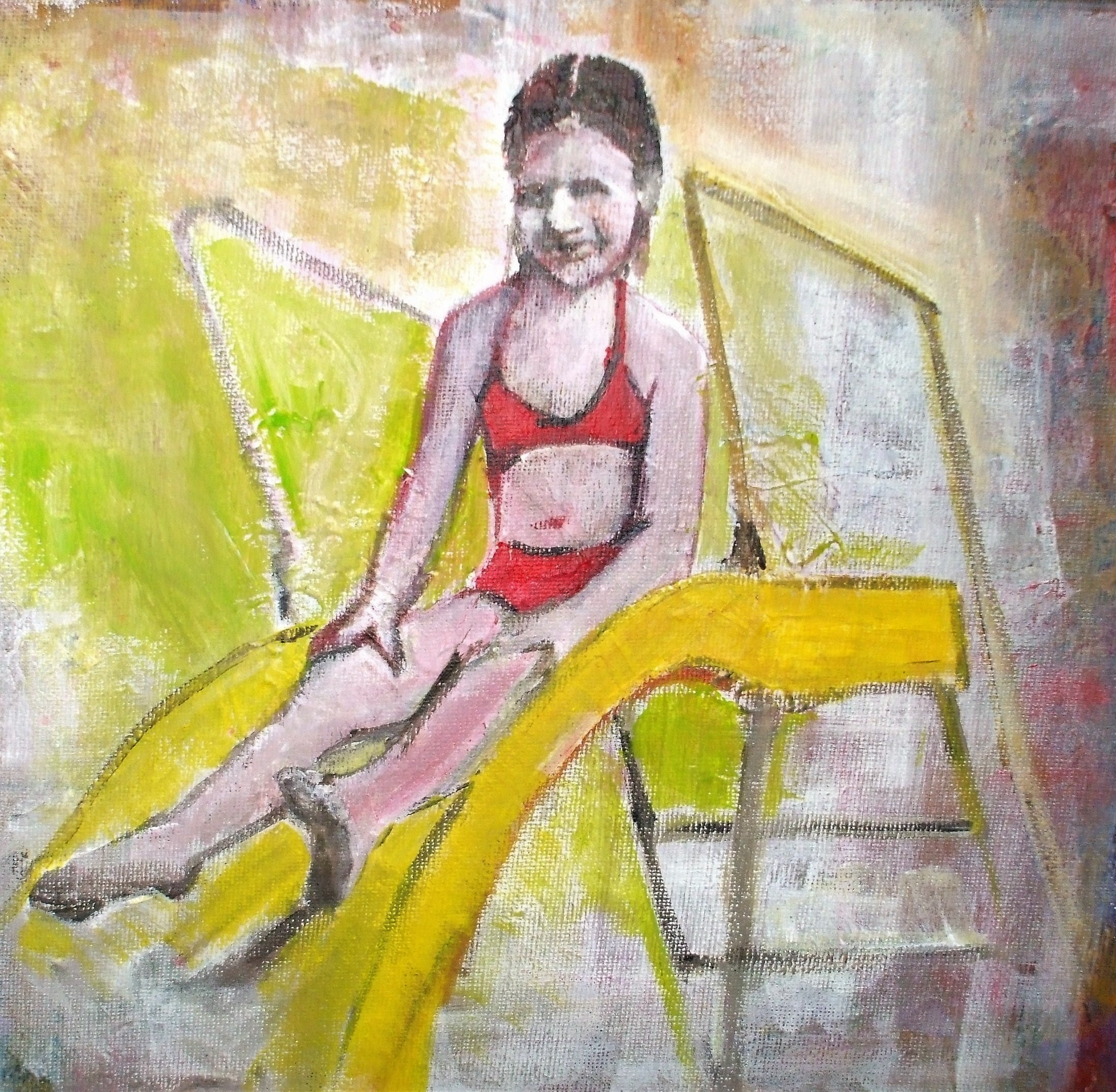 Playground - original painting by Paula Elion